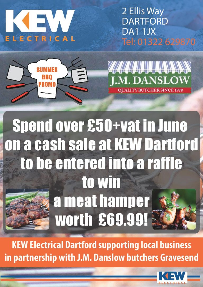 KEW Dartford BBQ raffle