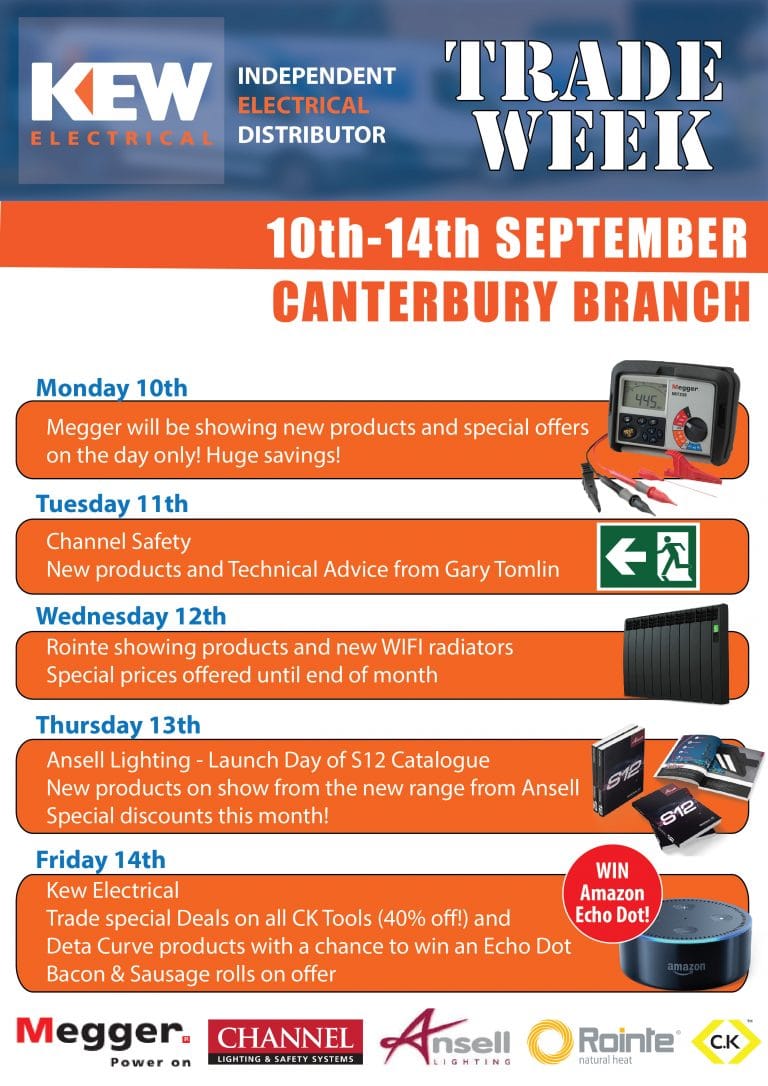 Trade week with KEW Electrical Canterbury