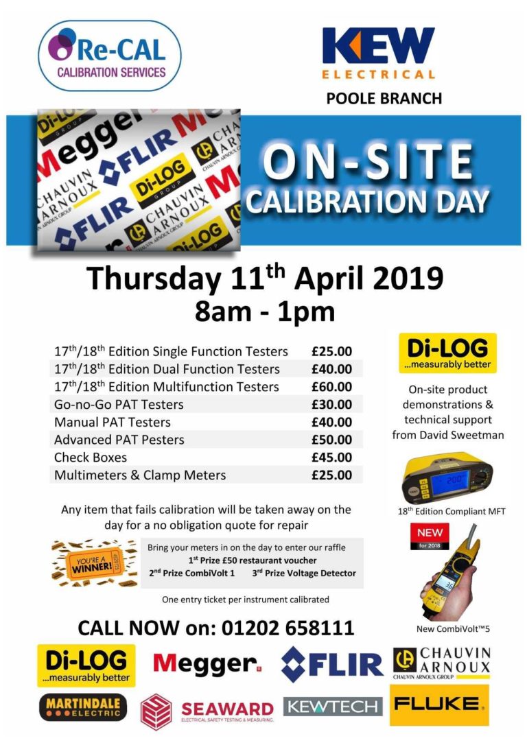 Calibration Day at KEW Electrical in Poole