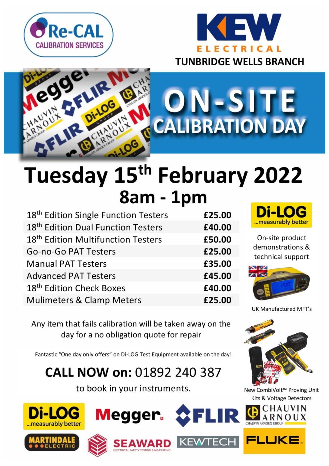 Tunbridge Wells Calibration Day