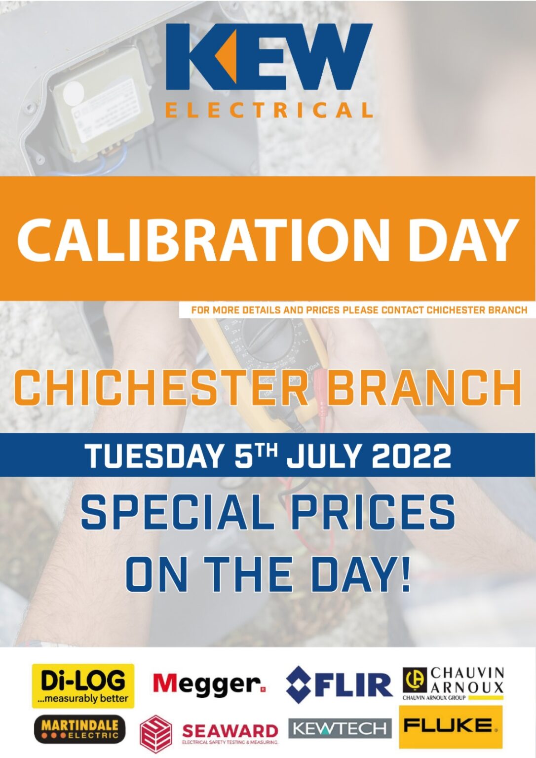 Megger Calibration Day at KEW Chichester