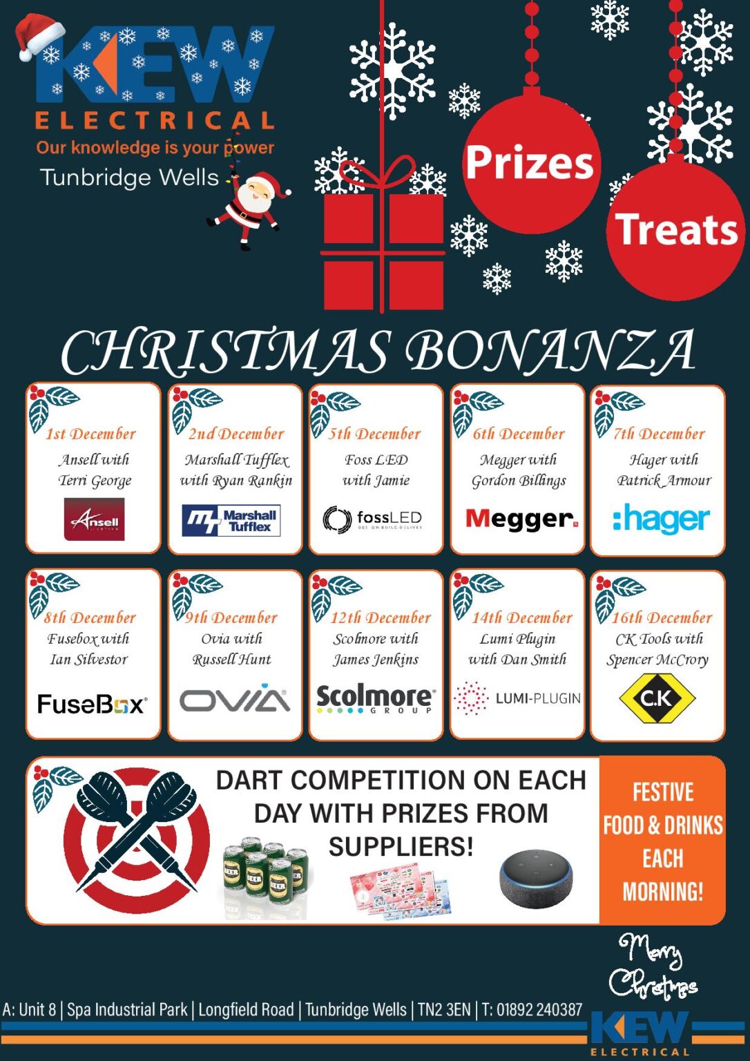 KEW Tunbridge Wells Christmas Bonanza!